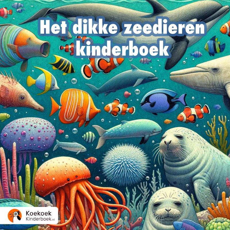 HET DIKKE ZEEDIEREN KINDERBOEK