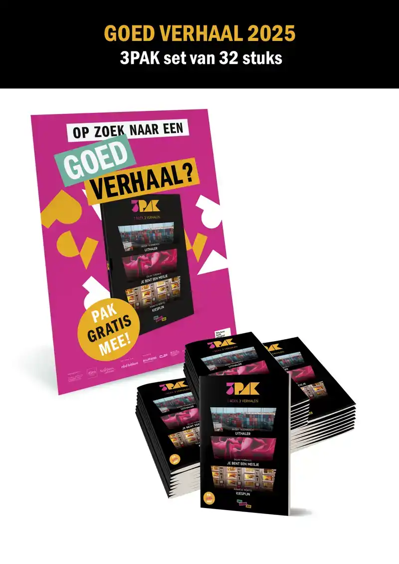 3PAK SET VAN 32 EX. BOEKHANDEL GOED VERHAAL 2025