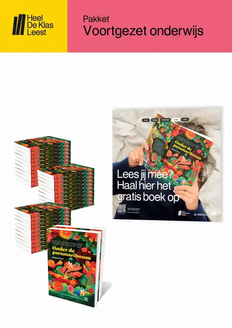 SCHOOLPAKKET HEEL DE KLAS LEEST 2025 BOVENBOUW VOORTGEZET ON