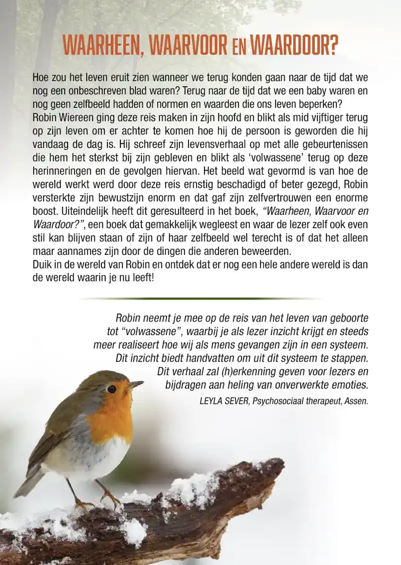 WAARHEEN, WAARDOOR EN WAARVOOR?
