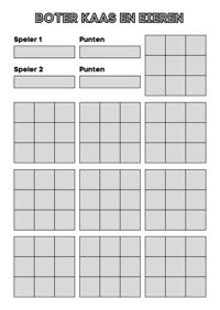 BOTER KAAS EN EIEREN SPEL