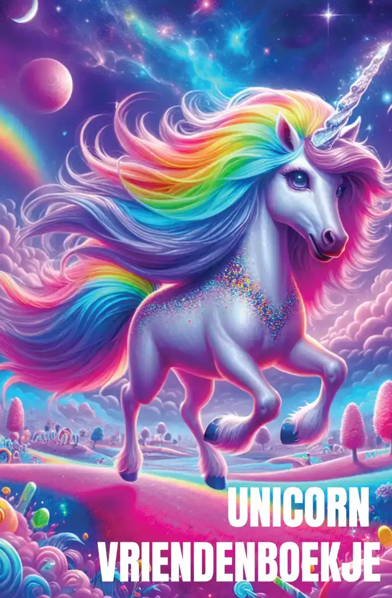 UNICORN MEISJE VRIENDENBOEKJE