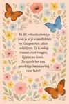 BLOEMEN EN VLINDERS VRIENDENBOEKJE
