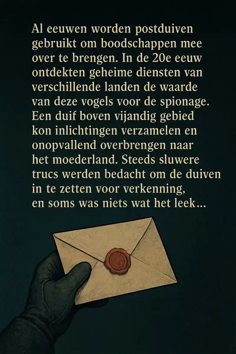 DE GEHEIME GESCHIEDENIS VAN POSTDUIVEN IN DE SPIONAGE