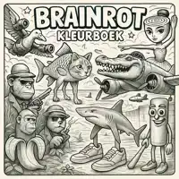 BRAINROT KLEURBOEK