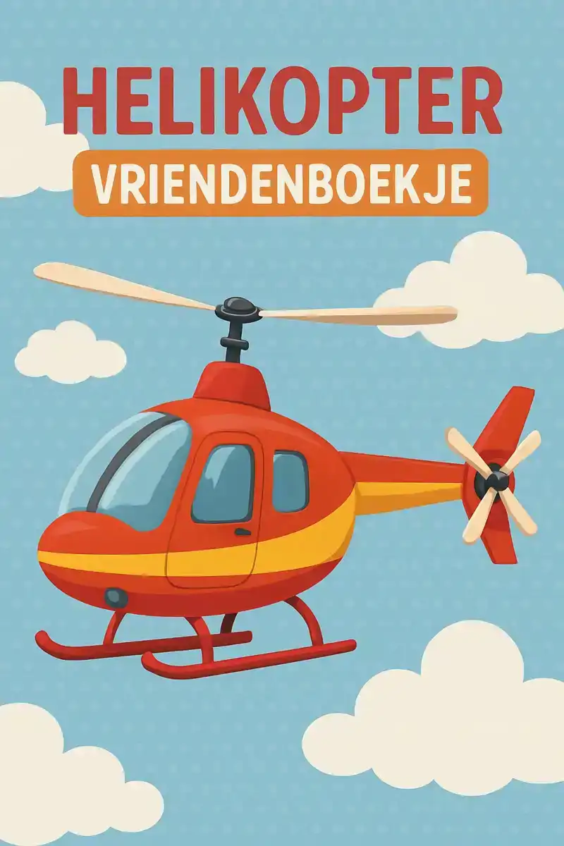 HELIKOPTER VRIENDENBOEKJE
