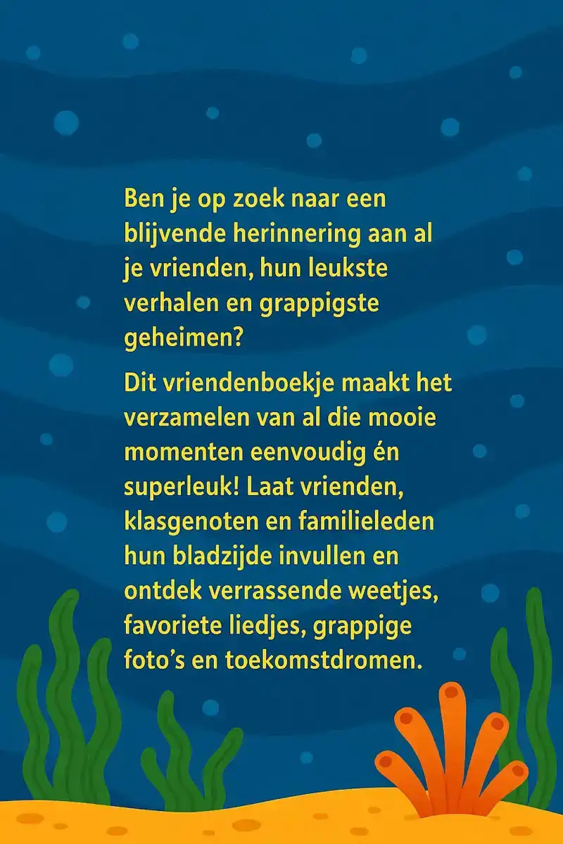 VISSEN VRIENDENBOEKJE