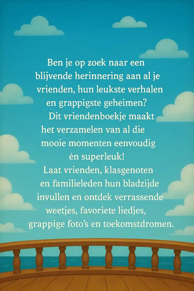 PIRATEN VRIENDENBOEKJE