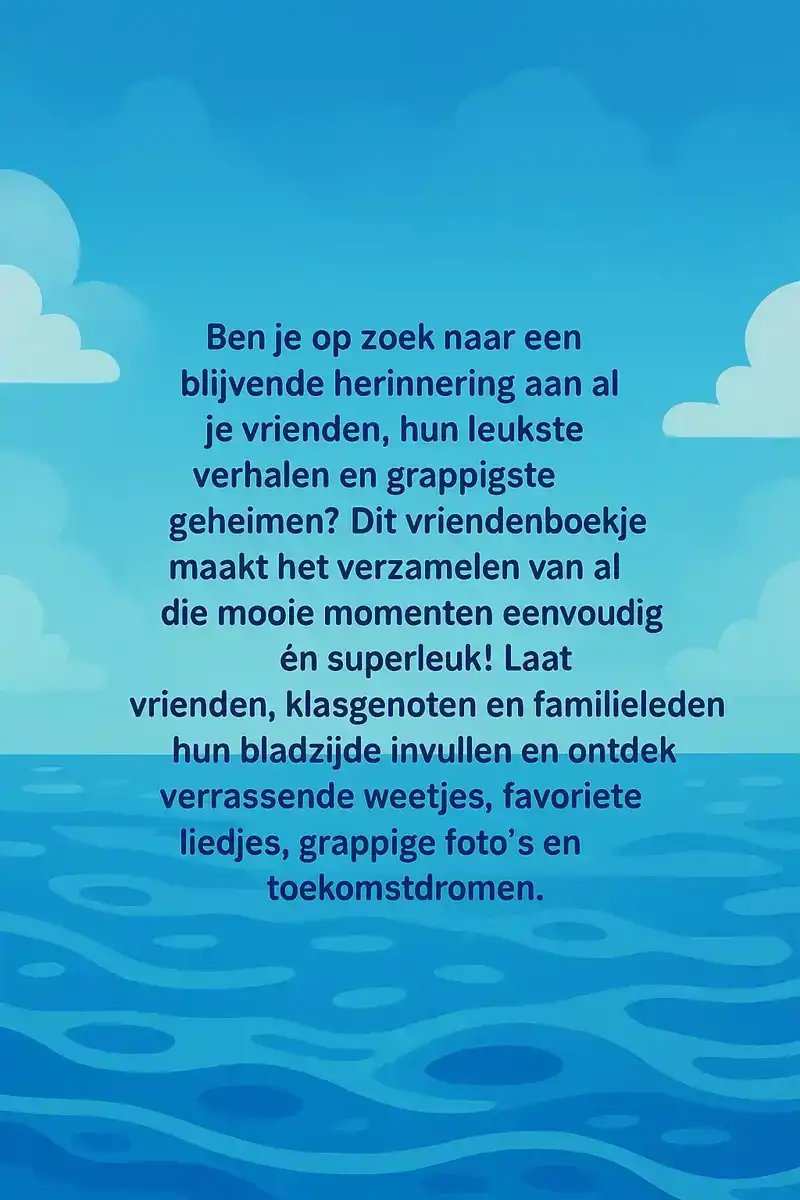 ZWEMMEN VRIENDENBOEKJE