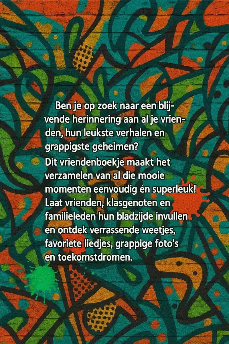 GRAFFITI VRIENDENBOEKJE