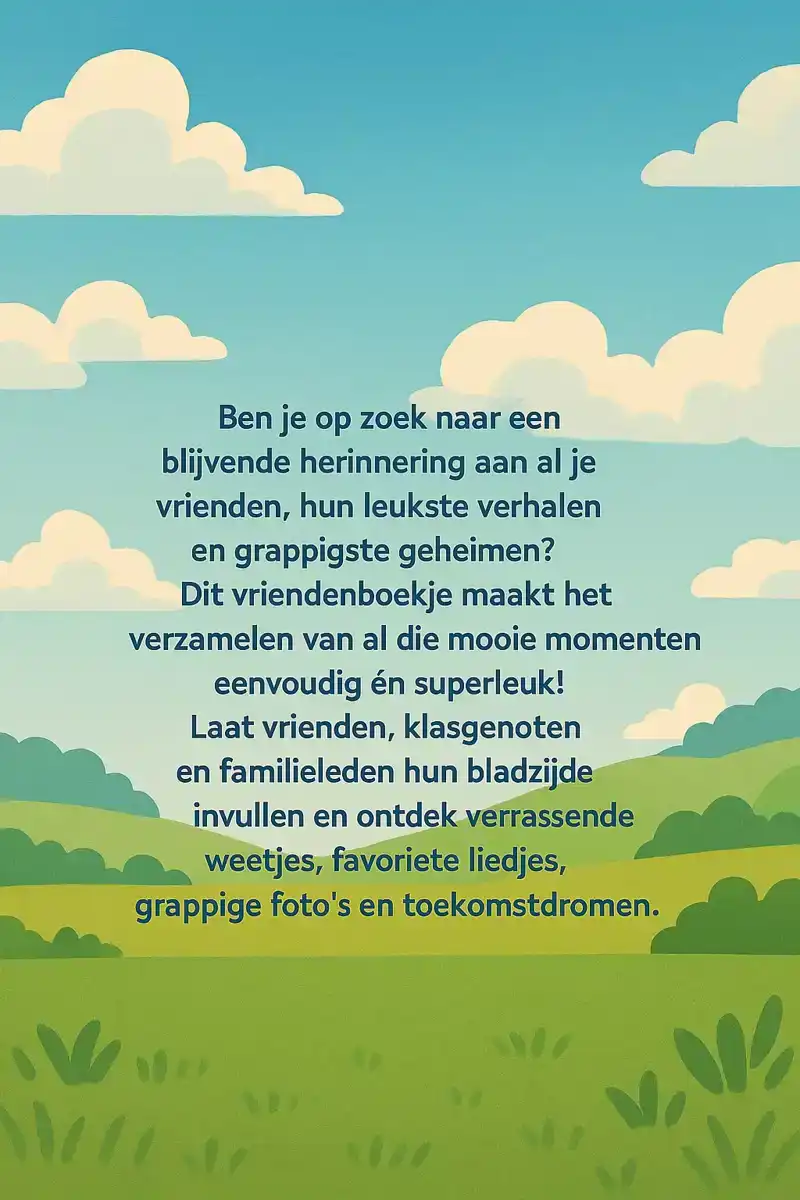 VRACHTWAGEN VRIENDENBOEKJE