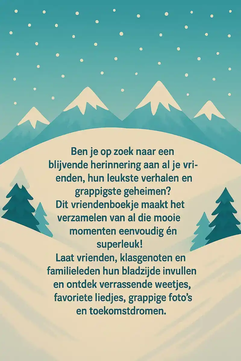 SKI VRIENDENBOEKJE