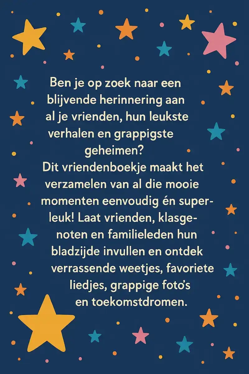 STERREN VRIENDENBOEKJE
