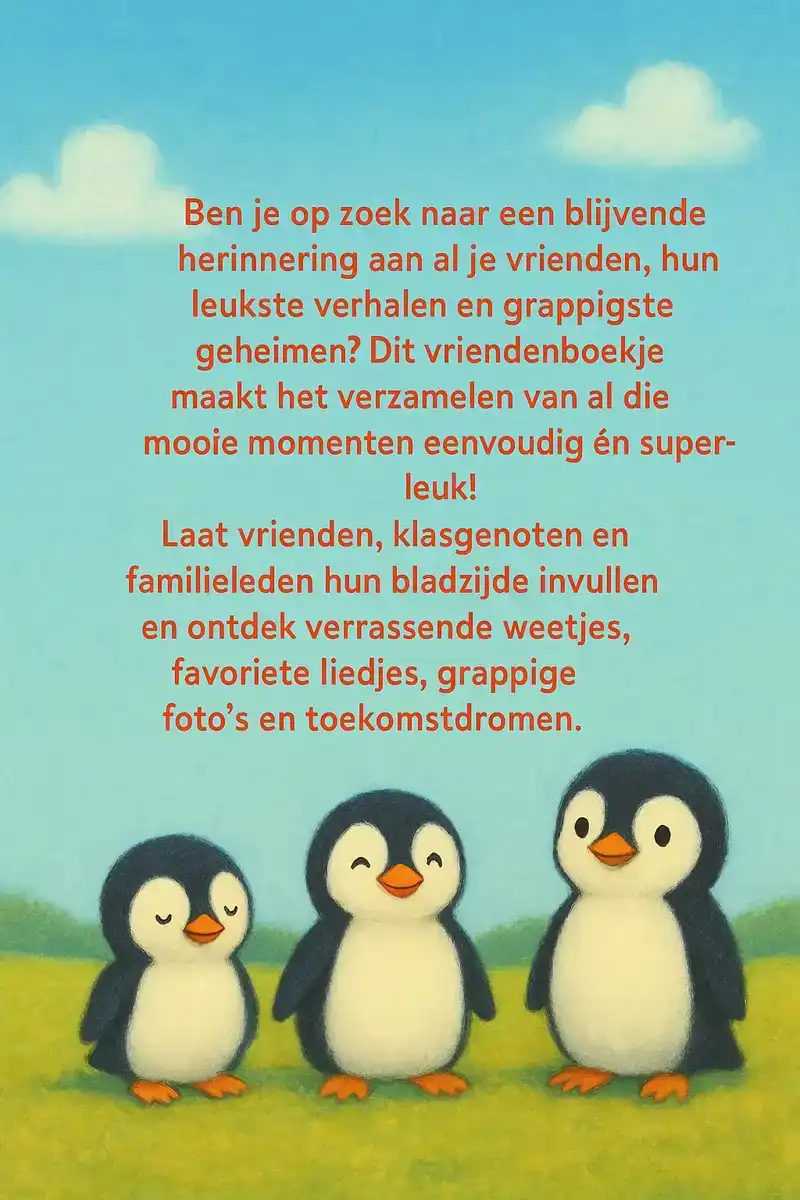 PINGUIN VRIENDENBOEKJE