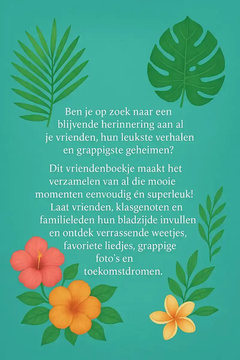 FLAMINGO VRIENDENBOEKJE