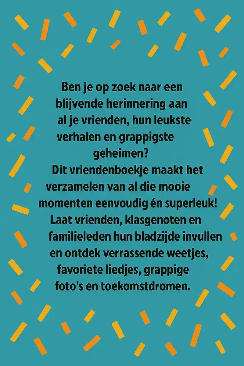 PATAT VRIENDENBOEKJE