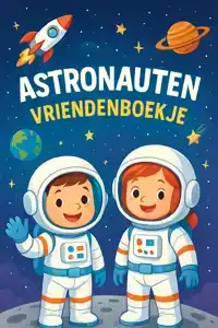 ASTRONAUTEN VRIENDENBOEKJE