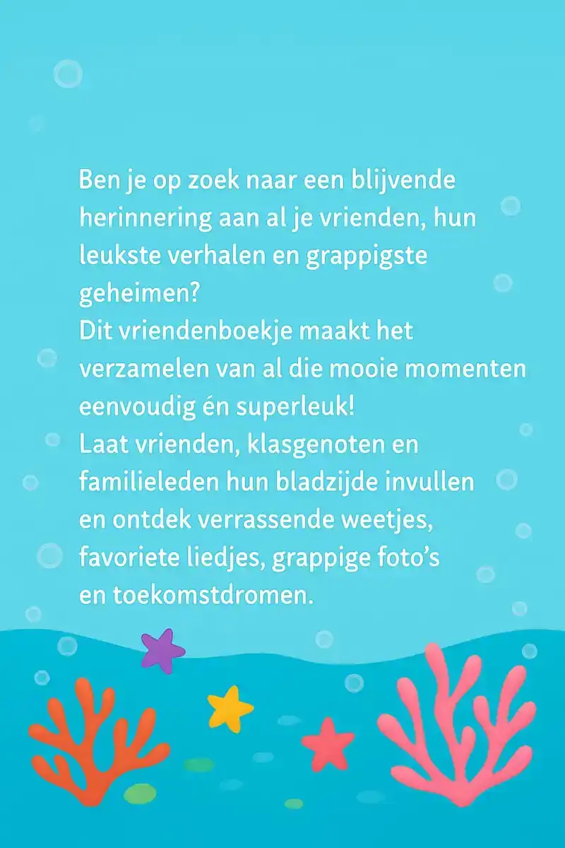 DOLFIJNEN VRIENDENBOEKJE