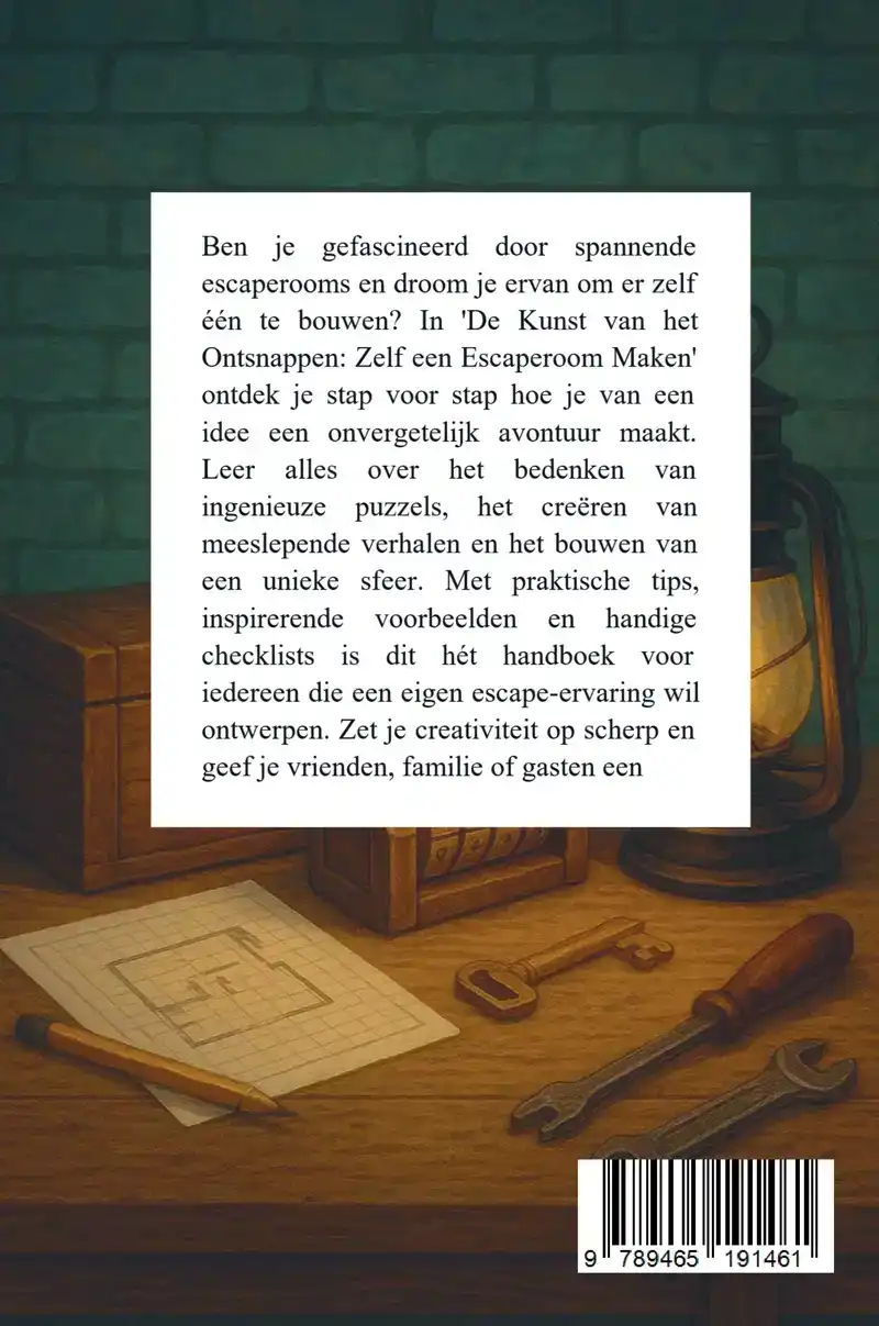 DE KUNST VAN HET ONTSNAPPEN: ZELF EEN ESCAPEROOM MAKEN