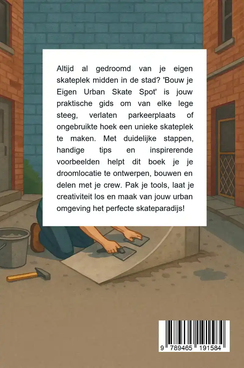 BOUW JE EIGEN URBAN SKATE SPOT