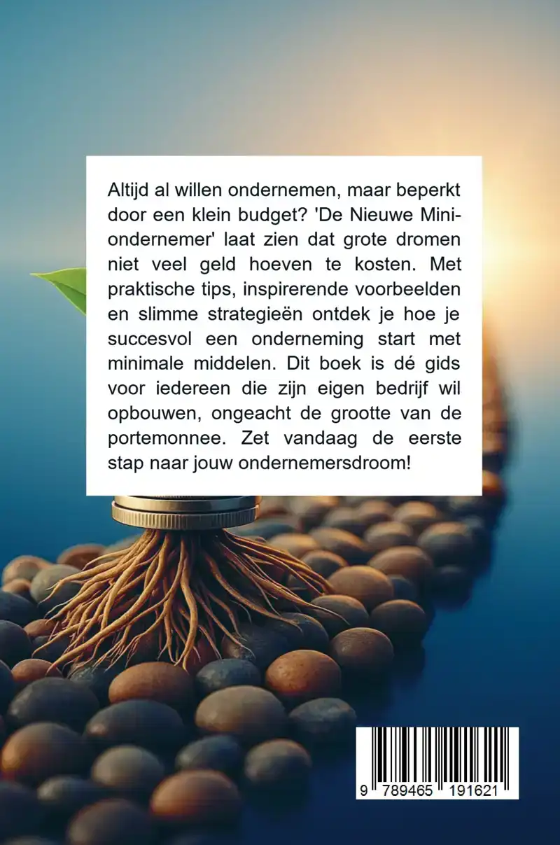 DE NIEUWE MINI-ONDERNEMER: STARTEN MET WEINIG BUDGET