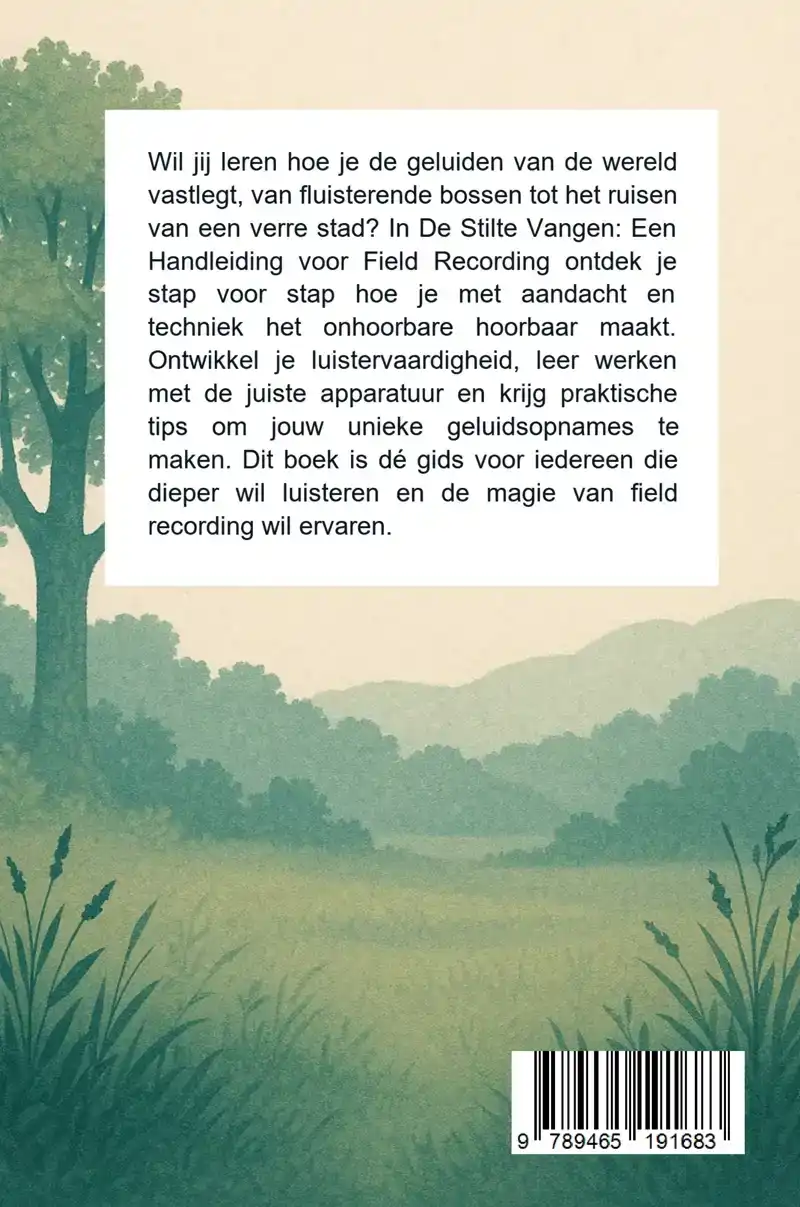 DE STILTE VANGEN: EEN HANDLEIDING VOOR FIELD RECORDING