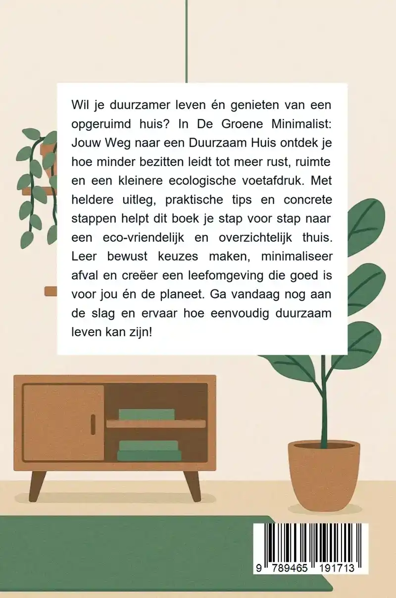 DE GROENE MINIMALIST: JOUW WEG NAAR EEN DUURZAAM HUIS