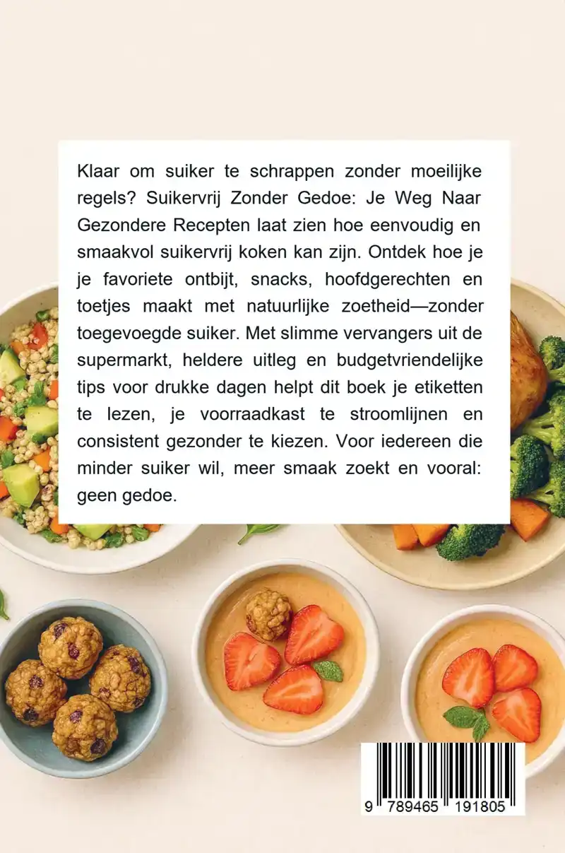 SUIKERVRIJ ZONDER GEDOE: JE WEG NAAR GEZONDERE RECEPTEN