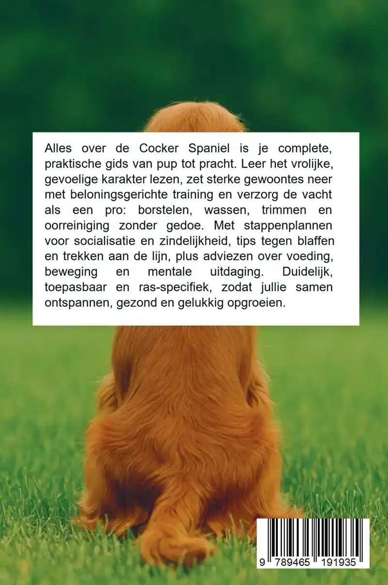 ALLES OVER DE COCKER SPANIEL