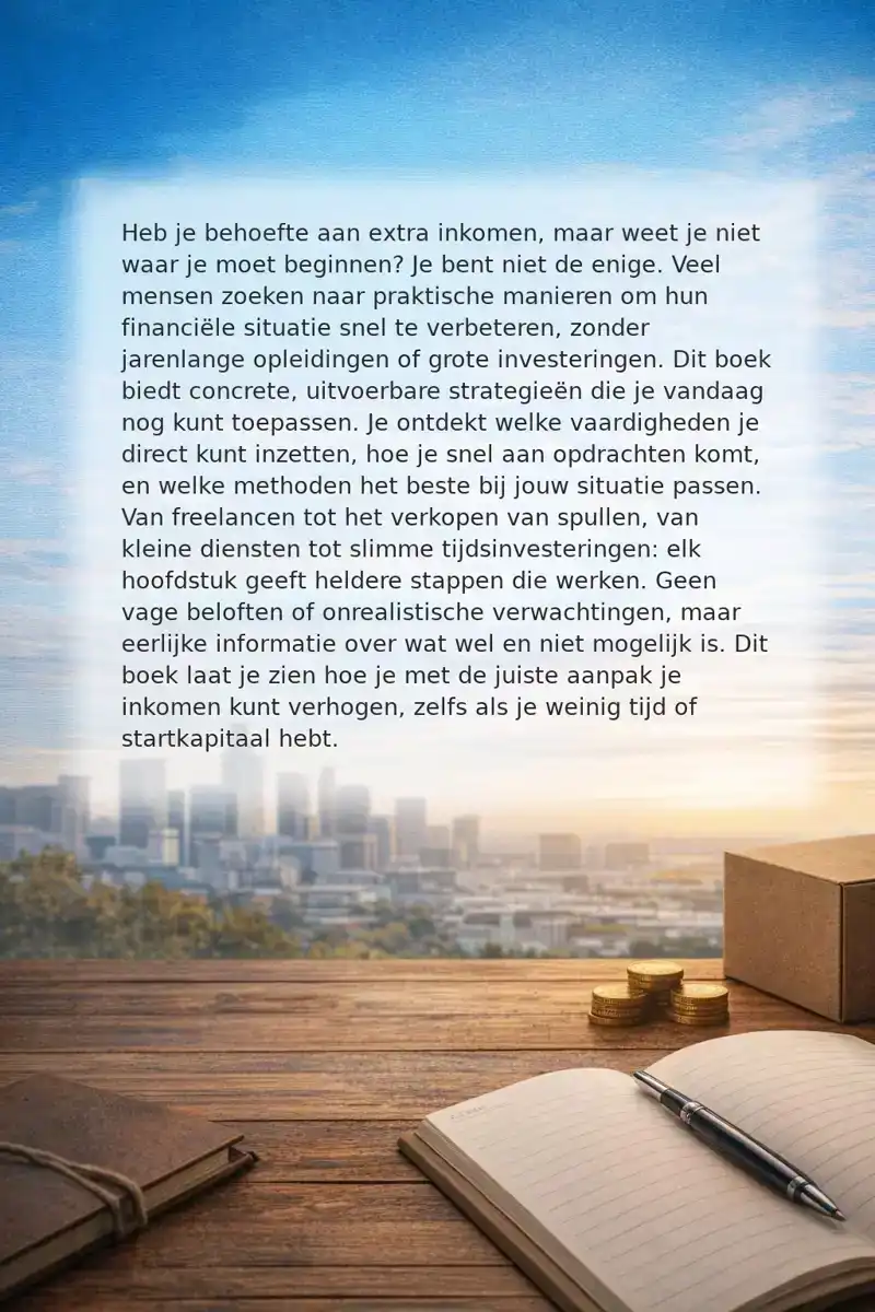 HOE KAN IK SNEL GELD VERDIENEN?