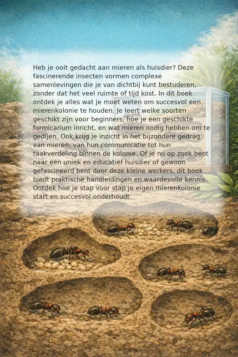 MIEREN HOUDEN ALS HUISDIER