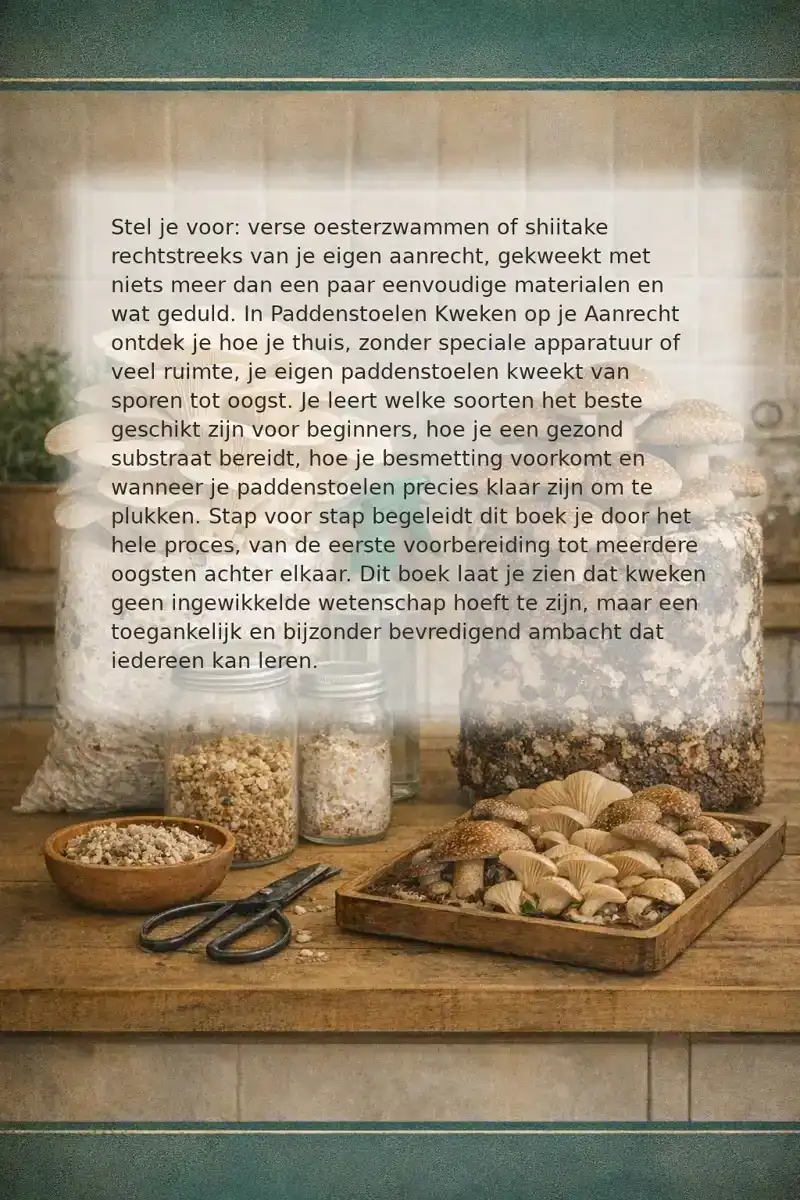 PADDENSTOELEN KWEKEN OP JE AANRECHT