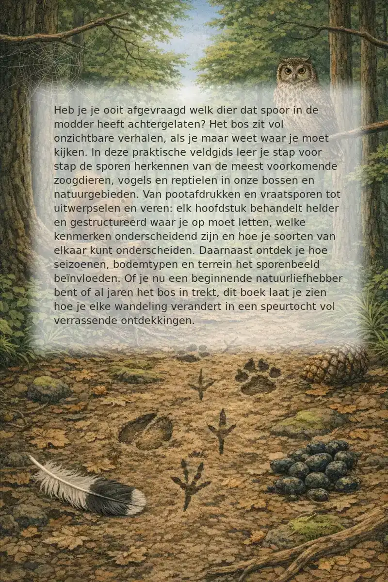 SPOREN LEZEN IN HET BOS