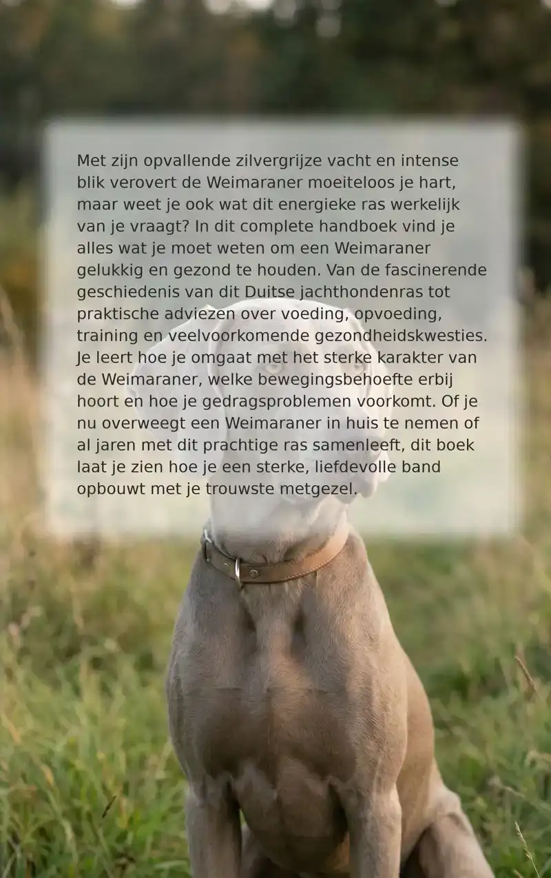 ALLES OVER DE WEIMARANER