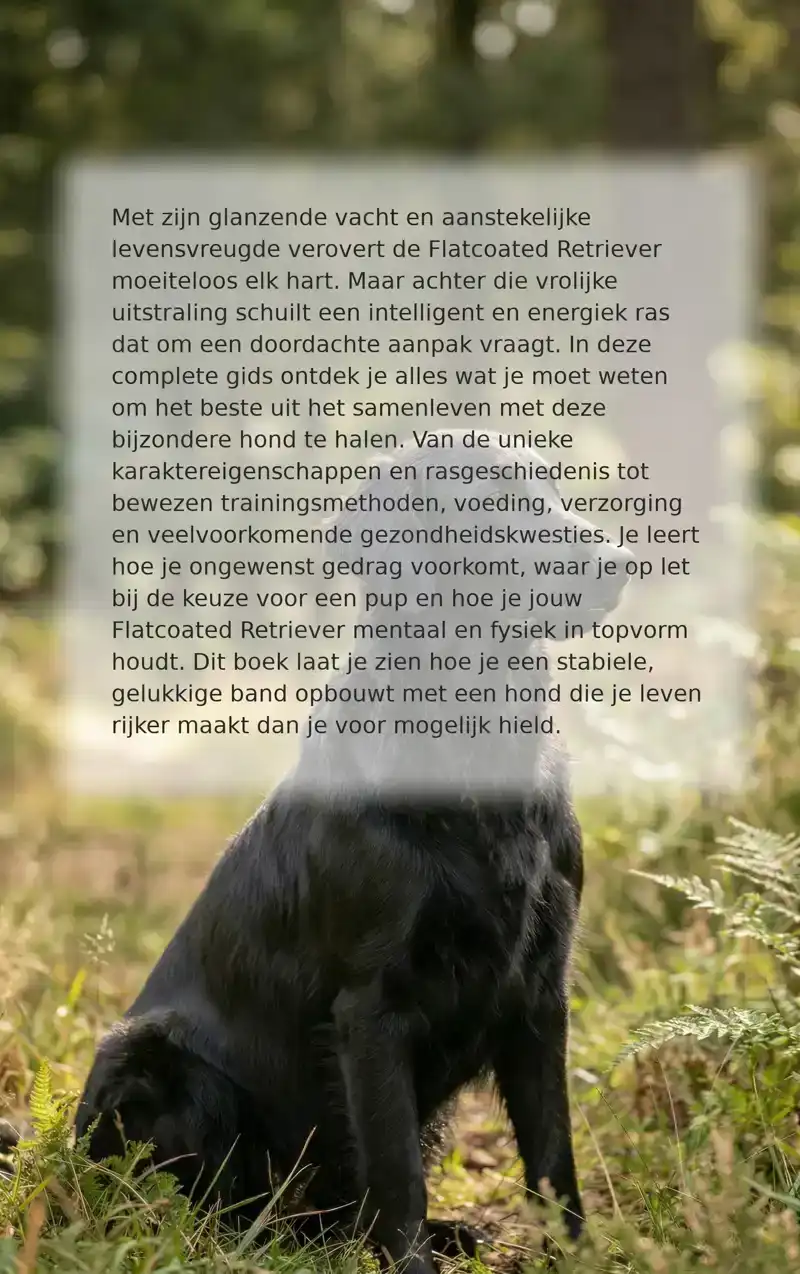 ALLES OVER DE FLATCOATED RETRIEVER