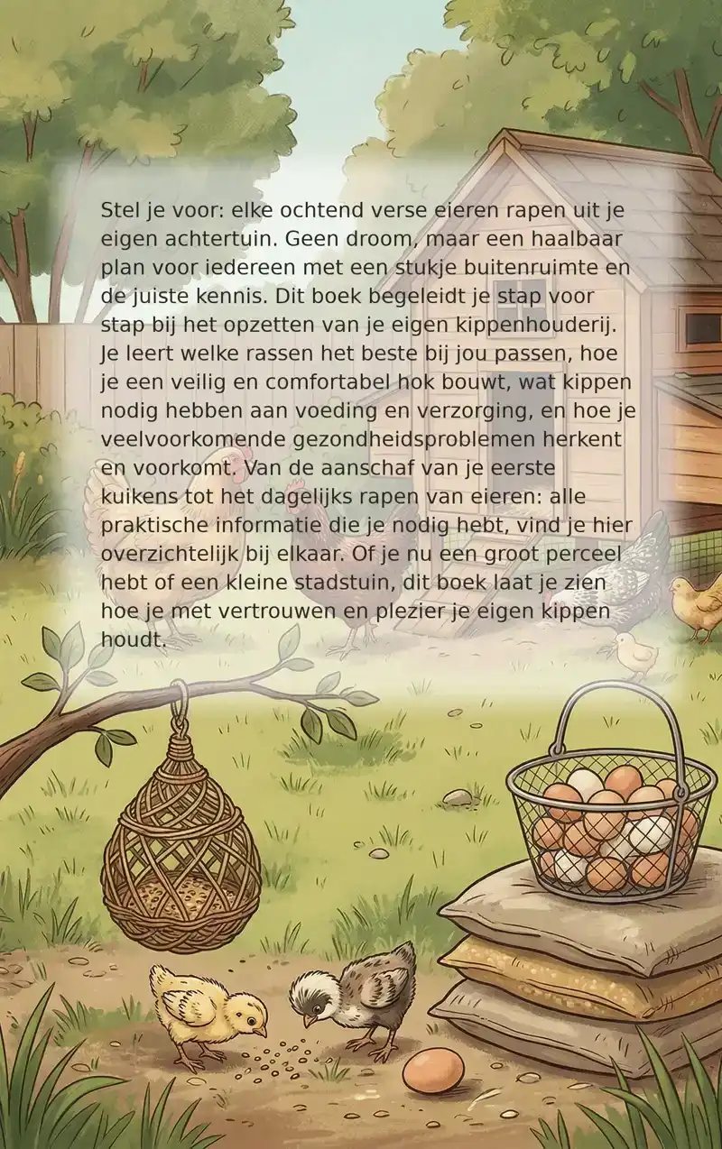 ALLES OVER KIPPENHOUDERIJ IN JE ACHTERTUIN