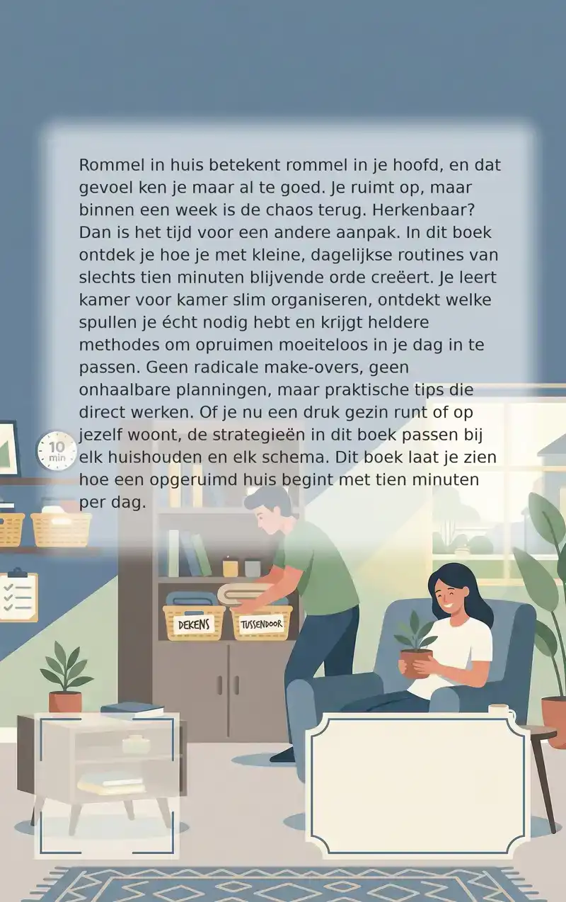 ORGANISEER JE HUIS IN TIEN MINUTEN