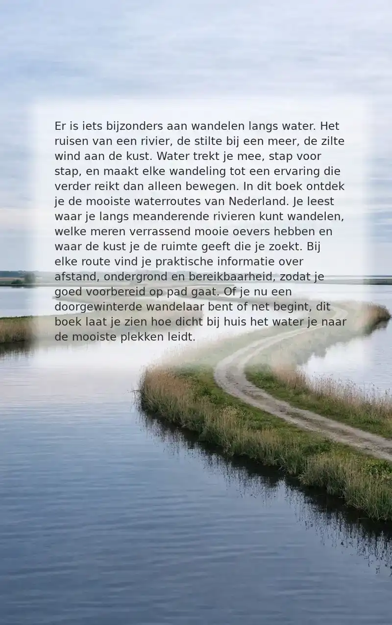 WANDELEN LANGS HET WATER