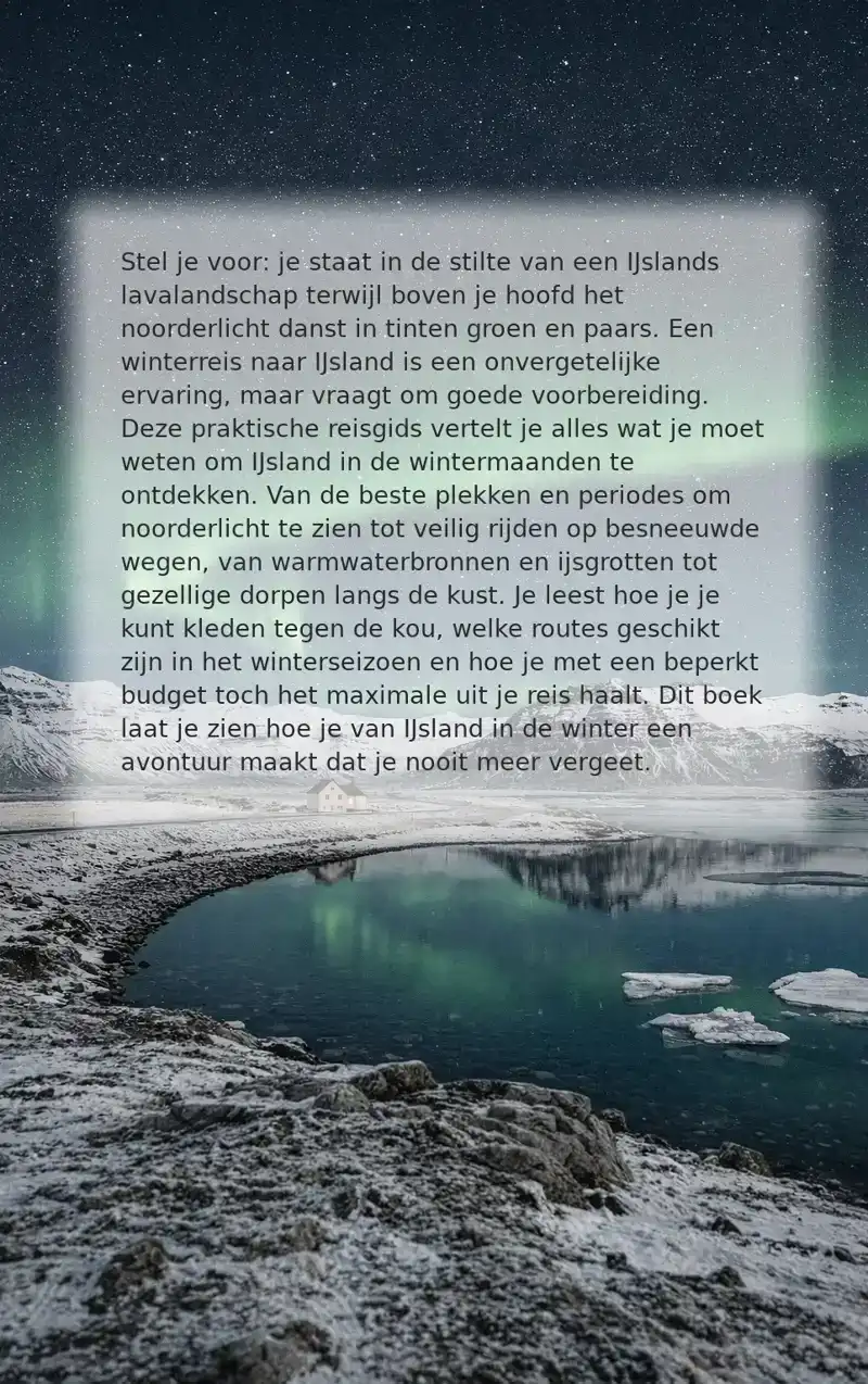 IJSLAND IN DE WINTER