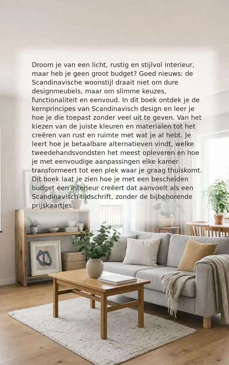 SCANDINAVISCH INRICHTEN OP BUDGET