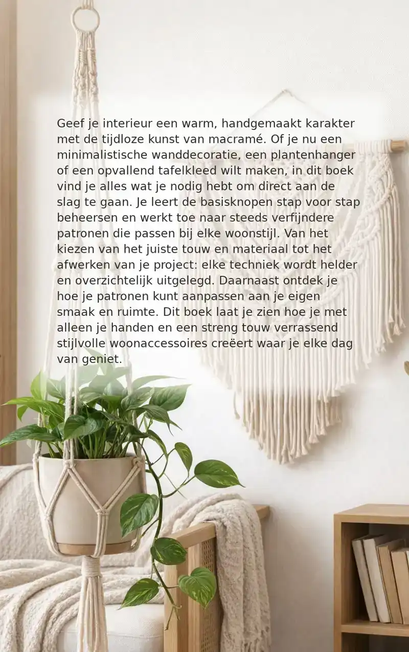 MACRAME VOOR DE MODERNE WONING
