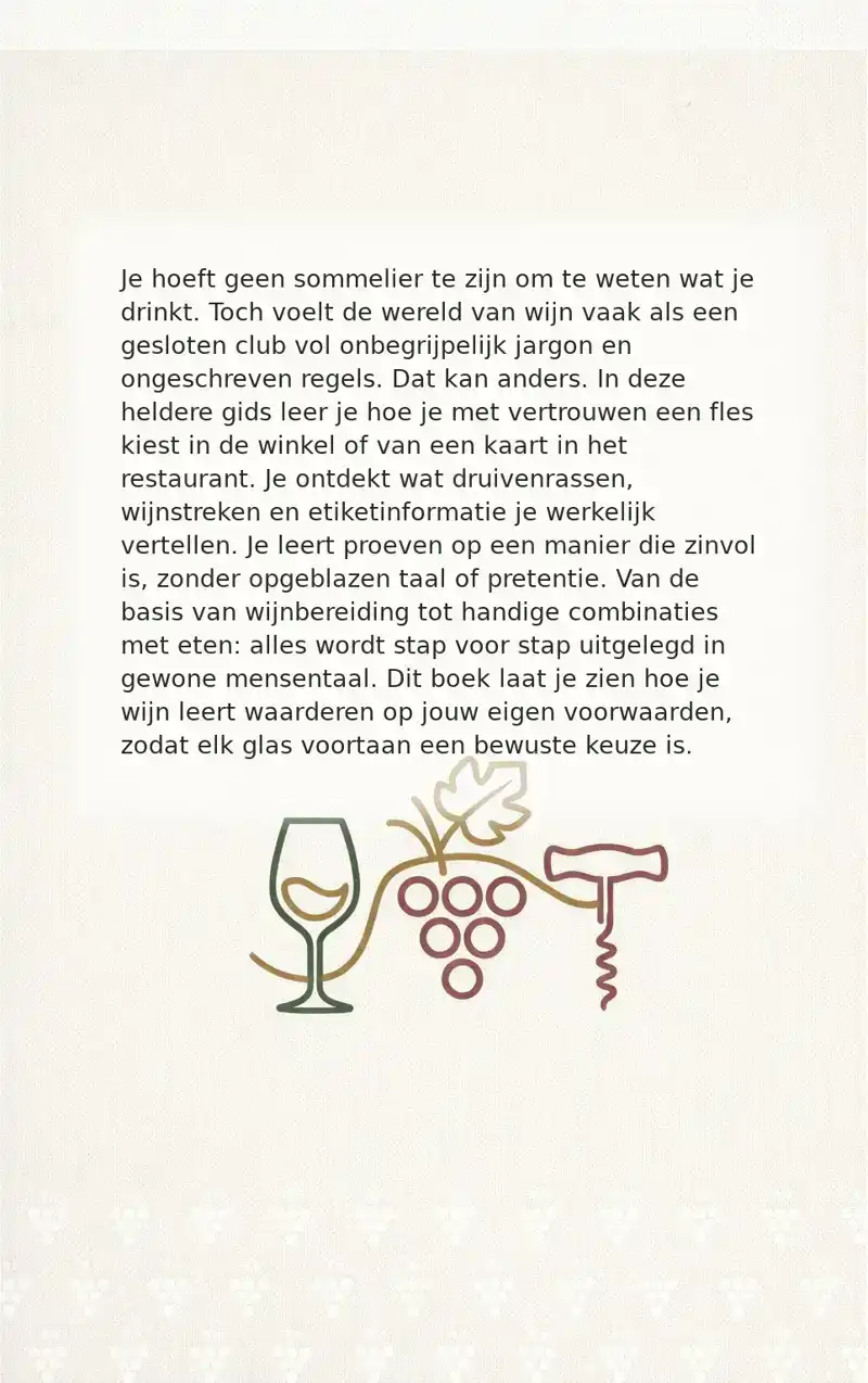 WIJN BEGRIJPEN ZONDER SNOBISME