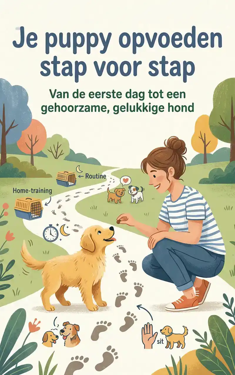 JE PUPPY OPVOEDEN STAP VOOR STAP