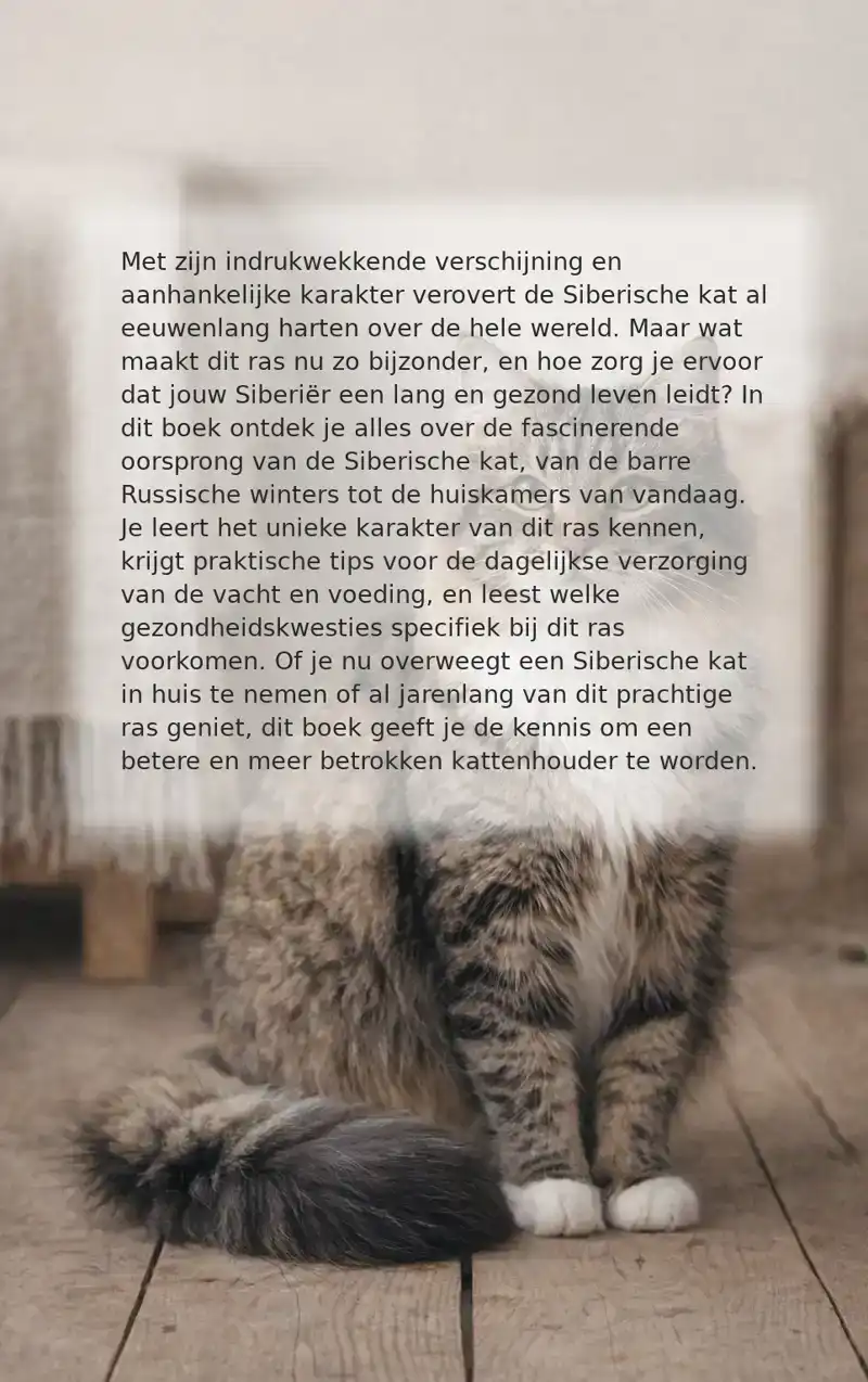 ALLES OVER DE SIBERISCHE KAT