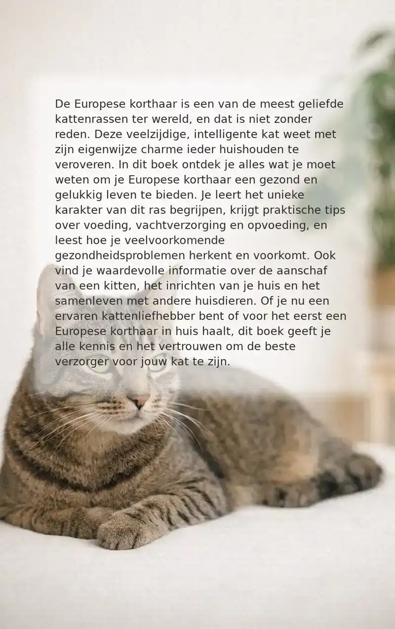ALLES OVER DE EUROPESE KORTHAAR