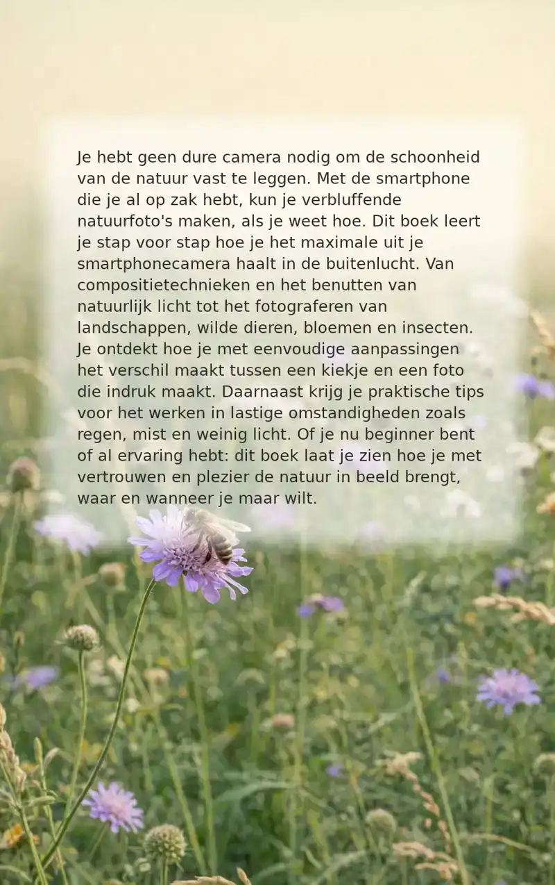 NATUURFOTOGRAFIE MET JE SMARTPHONE