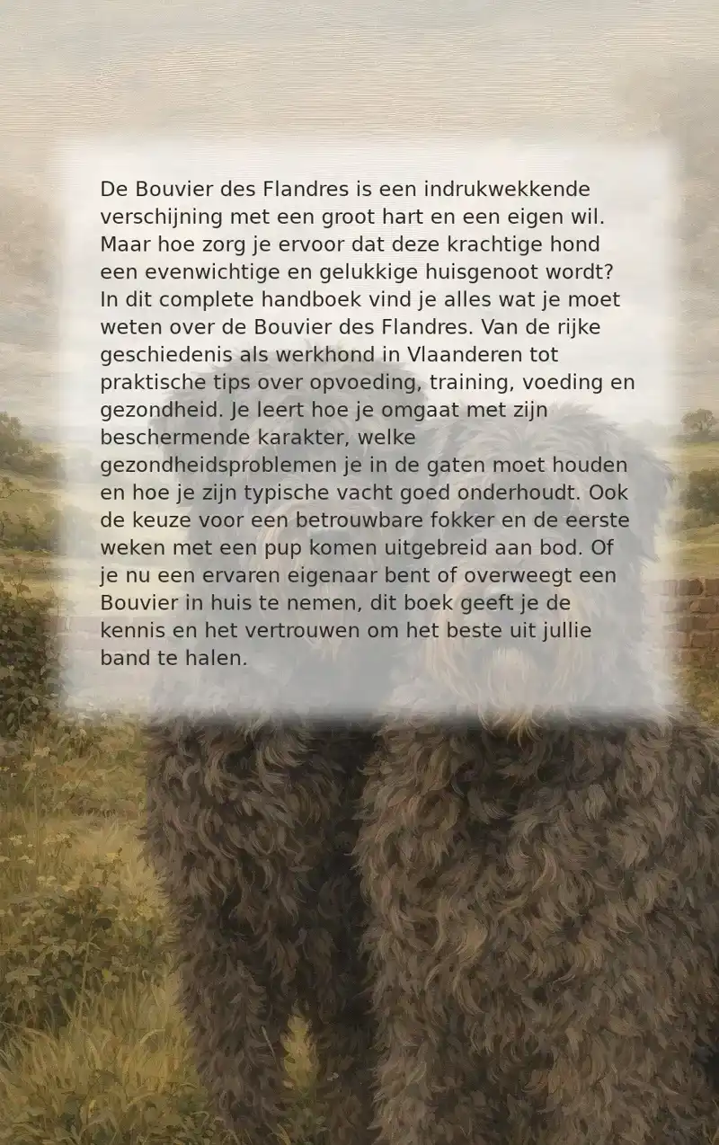 ALLES OVER DE BOUVIER DES FLANDRES