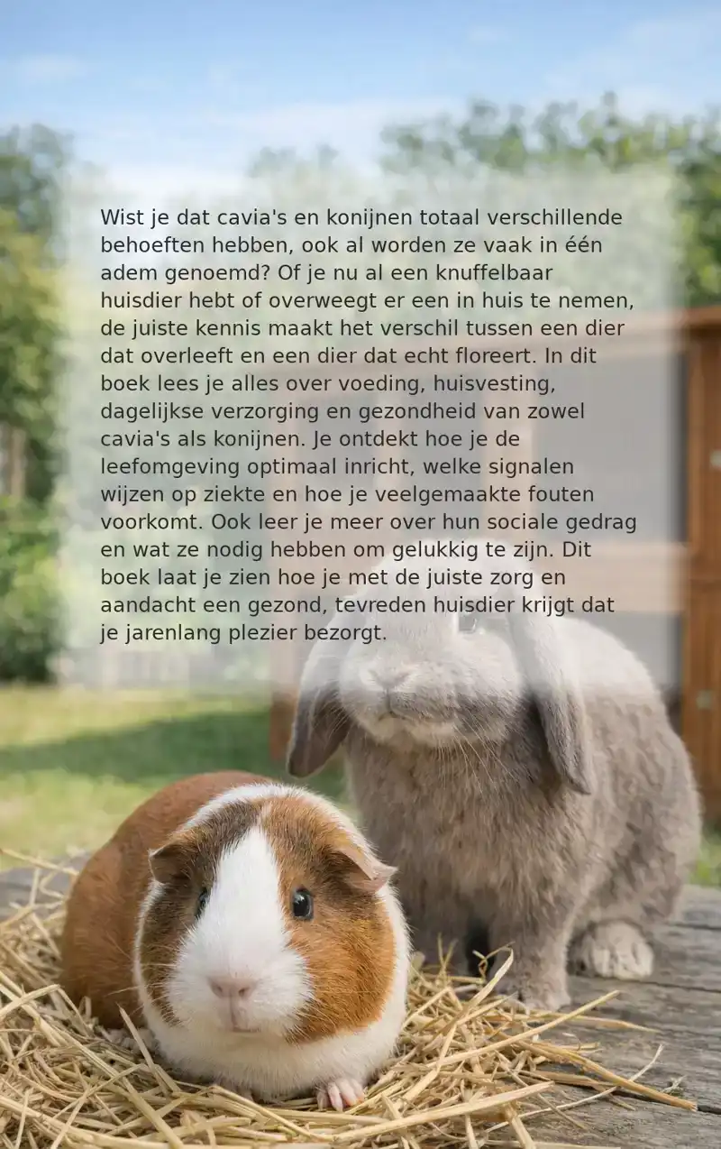 CAVIA'S EN KONIJNEN