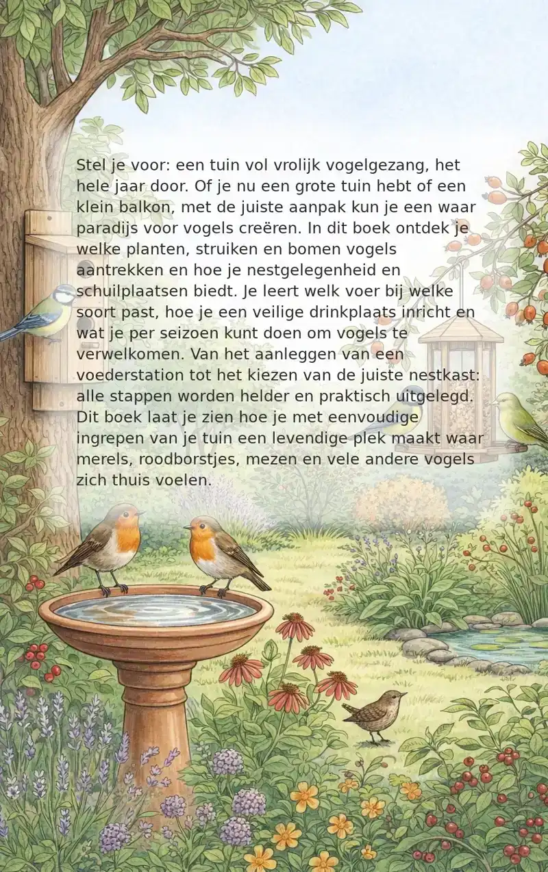 VOGELS LOKKEN NAAR JE TUIN