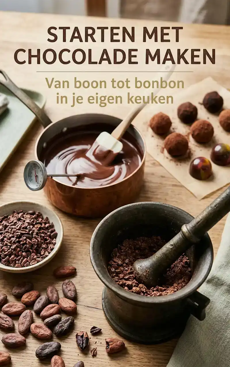 STARTEN MET CHOCOLADE MAKEN